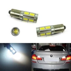 2pcs H21W Bay9s 120° LED Backup Reverse Light Bulbs for 16-up BMW F30 3 Series