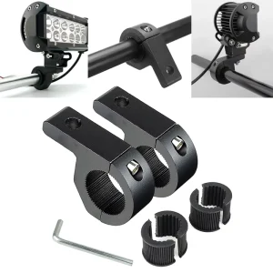 2pcs LED Work Light Bar Lamp Mounting Bracket Tube Clamp Mount Holder Stand Support for Off-road Car Truck Boat Parts