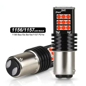 2pcs Py21w Ba15s P21w Led 1156 Bau15s Bulb 3030SMD Canbus 1157 Led Bay15d P21/5w Car Turn Signal Lamp Brake Backup Light