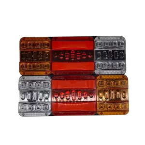 2pcs Set Heavy Truck LED Combined Steering Brake Tail Lights