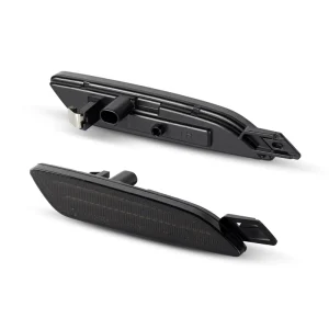 2pcs Smoked Lens Front LED Side Marker Lights Bumper Lamps for Porsche Cayenne 958