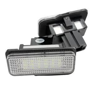 2pcs White License Plate LED Light No Error for Mercedes Benz W219 W211 W203 Wagon E320 E500 AMG E63 S211 C240
