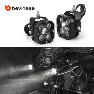 2x 100W Motorcycle LED Spotlights Auxiliary Fog Light for BMW R1250GS S1000RR