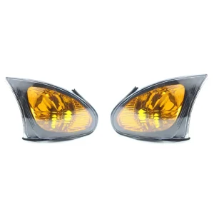 2x Corner Amber Parking Lights Turn Signals for BMW 3 Series E46 325i 63137165859 63137165860