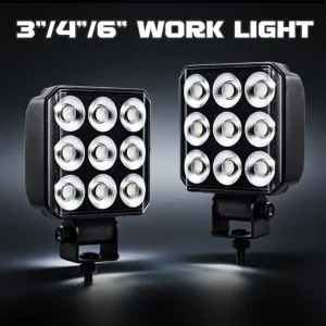 3/4/5/6 Inch LED Offroad Work Light Flood Beam IP69K Emark 12V 24V LED Pod Lamp for Offroad Agricultural Farm Equipment