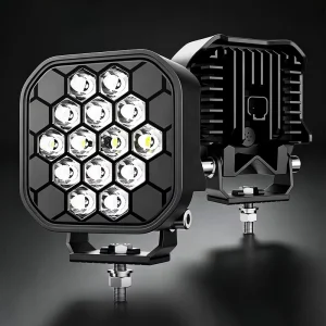 3/4 Inch LED Overland Pod Lights Off Road Ditch Lights Spot Flood Beam IP68 Auxiliary Driving Lamps for 4×4 Truck Jeep SUV ATV
