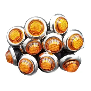 3 4 Inch Side Marker Light LED Red for Truck Car Bus Trailer SUV