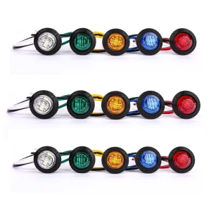 3 4 Inch Side Marker Light LED Red for Truck Car Bus Trailer SUV