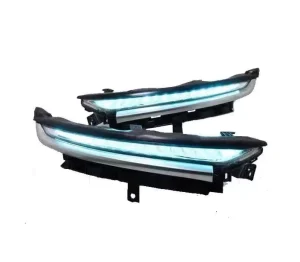 3 FUNCTIONS 3 COLORS Daytime Running Light for MG Hector Wuling Almaz Chevrolet Captiva Benjamin Baojun 530 Fog Lamp Parts