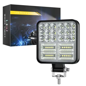 3 Inch 38LED H MINI F 38 12W Car LED Working Light 9 80V Square Spot Flood Side Retrofit Upgrade Motorcycle Truck Farm