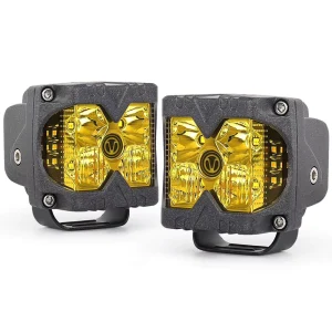 3 Inch 40W Yellow Car Side Led Work Light Spot Beam Off Road Light Truck Lights for 4×4 Accessories