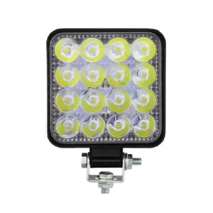 3 Inch 48w Exterior Light Car LED Flood Beam Lights Square Off road Bulb Lamp Fog for Jeep SUV Truck
