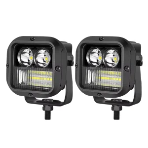 3 Inch Combo Beam White Light Mini Auxiliary LED Lights for Cars for Offroad Motorcycles Trucks Car Tractor