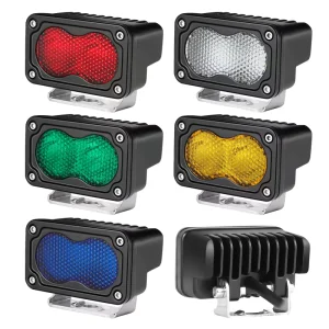 3 Inch Diffusion Beam True White Green Yellow Red Multi Color Led Scene Reverse Backup Cargo Area Work Light 12V for Car
