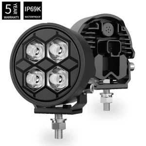 3 Inch Extra LED Pod Lights Spot Flood Beam IP68 Emark 12V 24V LED Offroad Work Light For 4×4 Truck SUV Pickup Tractor