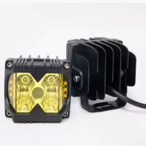3 Inch Led Light Auxiliary Car White & Amber Led Work Light 12v