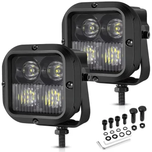 3 Inch White LED Cube Light with Cree Chips IP68 Waterproof 40W Aluminum Off Road LED Pod Light for Car Accessories