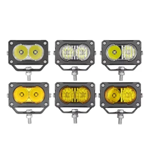 3 Inch White or Yellow Light Color Available in Spot Flood Combo Beam 40W Led Auxiliary Light Pod Pair for Cars