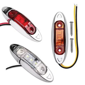 3 LED Indicator Auto Signal Waterproof Vehicle Car Side Marker Clearance Lamp for Trailer Truck Bus 12V 24V