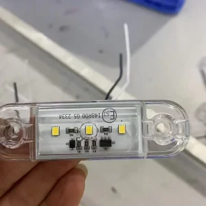 3 LED Side Marker Light ECE Certified Clearance Light End Outline E-mark Approved Amber Marker Light with Pad for Trucks