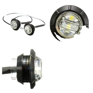 3 LED Truck Side Light 12 24 V Aluminum Vehicle Marker Lamp