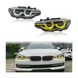 3 Series F30 4 Series F32 2-Color Dual-Color Version Yellow and White Lamp Ikon Upgrade DRL Accessories for BMW
