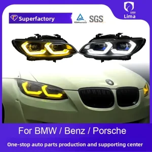 3 Series for E93 Front LED Headlight Assembly E92 E93 M3 Modified 12V Standard Lumen Dual-Color Version