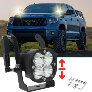 3.5 Inch Off Road Driving Light with In Vehicle Angle Adjustment Up/Down Rotatable Control for Trucks SUVs Off Road Pickup