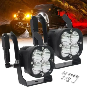 3.5 Inch Pods 40W Up Down Degree LED Driving Fog Light White Yellow Spot Driving Light for Cars SUV Offroad ATV UTV