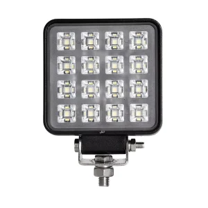 3.5″ LED Work Light 12V Automotive Flood Beam 16W 1440LM Truck Waterproof 9-32V Square Housing