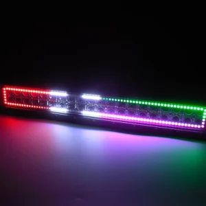 30 Inch RGBW LED Light Bar Halo Kit Halos with RGBW Lamp Type