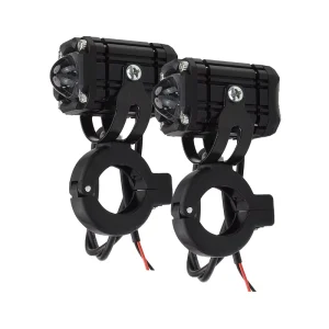 30W 16800Lm LED Driving Motorcycle Light White Yellow Dual Color Bi LED Laser Spotlight
