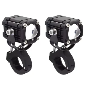30W 16800Lm Zdl2 Motorcycle External LED Laser Spotlight Front Fog Light With Switch Wire Harness 12V/24V Yellow White