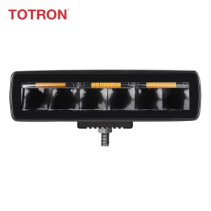 30W 6000K White Amber Tail Light Waterproof LED Light Bar for SUV UTV 4×4 Offroad Truck