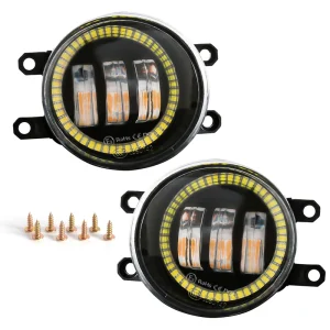 30W IP67 Waterproof 6000K Angle Eyes LED Fog & Driving Lights For Cars