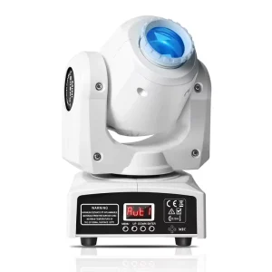 30W RGBW LED White Stage Light 8 Gobo 8 Color Beam Moving Head Lights for DJ Party Disco Stage Lighting