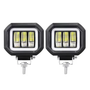 30W Square LED Work Light DRL Fog Lamp Driving Lights Accessory for Off Road ATV SUV Cars