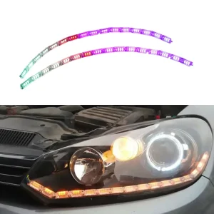 30cm 45CM 60cm Car Chasing RGB Sequential LED Turn Signal Strip Light LED Switchback Strips