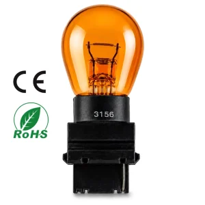 3156 12V 21W Amber Bulbs Auto Halogen Lamp Brake Turn Signal Tail Light Bulb CE RoHS Certified Manufacturer