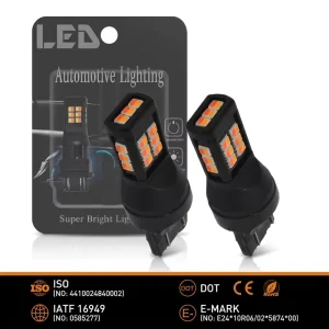 3157 Switchback LED Turn Signal Bulb White Amber Dual Color Error Free Auto Signal Light OEM ODM