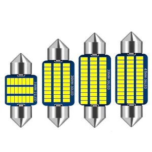 31mm 36mm 39mm 41mm Festoon C5W LED Bulb Canbus Error-Free Car Interior Reading LED Light License Plate Lamps 3014 SMD