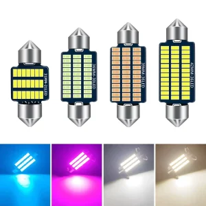 31mm 36mm 39mm 42mm 3014 CANBUS Car LED License Plate Ceiling Light Bulb 12V 72W Interior Dome Festoon Lamp
