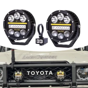 32000LM Super Bright LED Driving Light IPX8 Waterproof Heavy Duty Spot Lamp for Off road Trucks SUVs Near White Fog High Beam