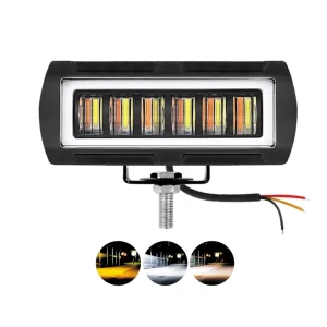 35W High Low Beam Driving Work Light for Jeep ATV Motorcycle 6LED Off road Auxiliary Spot Lights Auto Exterior Lighting