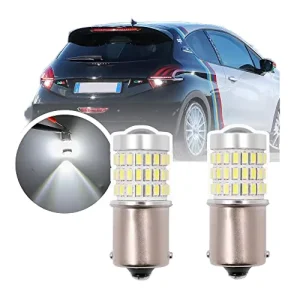 35W LED Reverse Light Bulbs for OLIVER Cars 12V Canbus Compatible Backup Lights 208 3008 5008