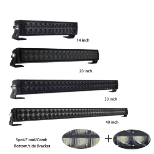 36 Inch 270W LED Light Bar Straight Double Row for Offroad Vehicles