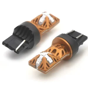 360 Degree Reversing Light Gold White Tail Light BA15S BAY15D 7440 7443 3156 3157 Base LED Light Car Use