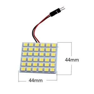 36SMD 5050 Chip T10 Festoon Adapters Car LED Panel Interior Dome Light Auto Roof Lamp DC 12V Read Bulb
