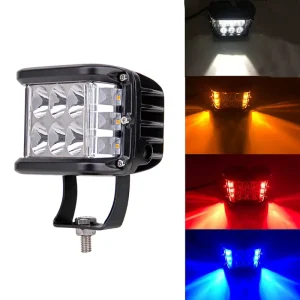 36W Car LED Work Lights Three-Sided Illumination Off-Road Vehicle Roof Rack Retrofit Strobe Light Headlight