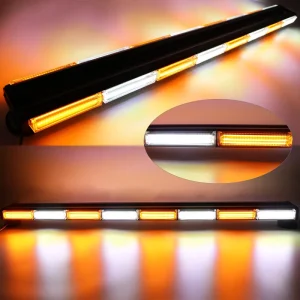 36W to 180W COB LED Work Light Bar Beacon Car Tow Truck Emergency Warning Strobe Light Amber Yellow Flashing Light